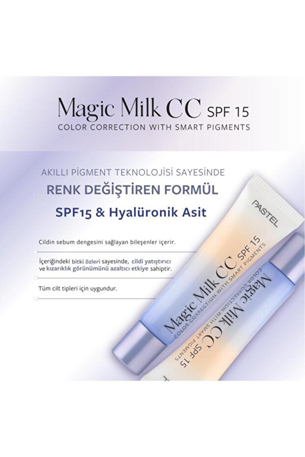 Magic Milk SPF 15cc With Smart Pigments 50-Light Medium - 7