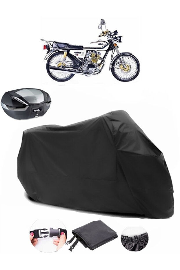 Falcon Leopard 222 Backpack Compatible Black Motorcycle Tarpaulin Waterproof Durable Fabric