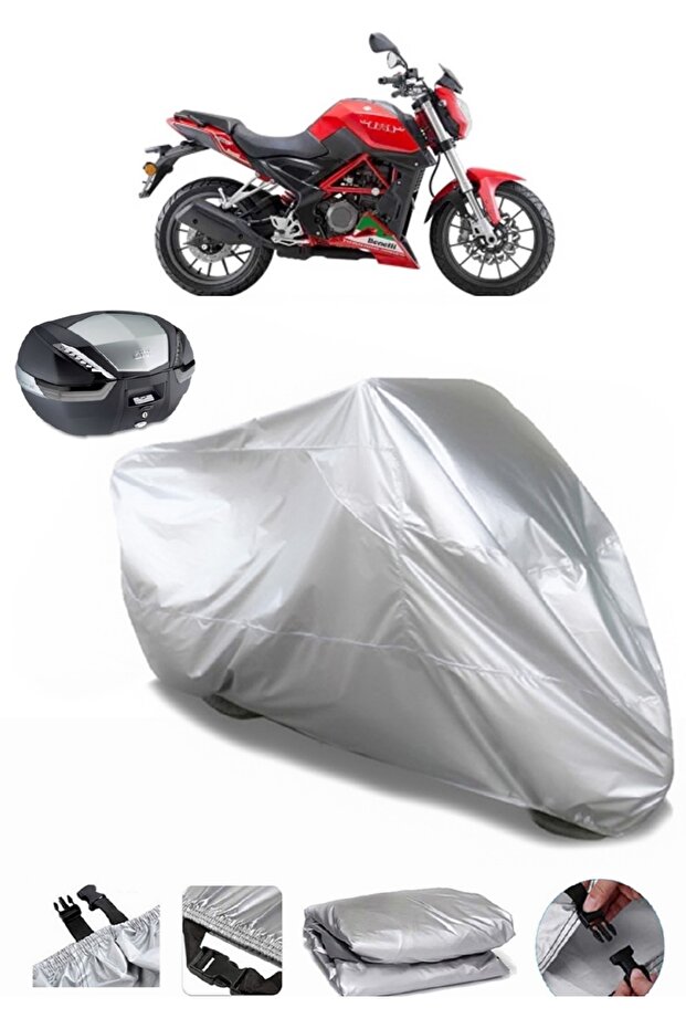 Benelli TNT 25 Rear Bag Compatible Motorcycle Tarpaulin Luxury Quality Thick High Quality