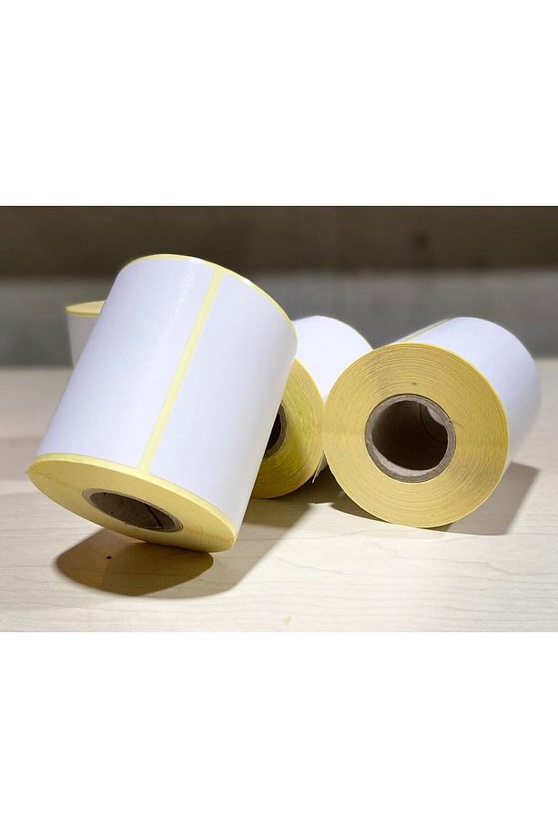 Etiket Boş Yapışkanlı Termal Etiket 100mmx150mm 1 Rulo 250 Adet x 6 Rulo - 2