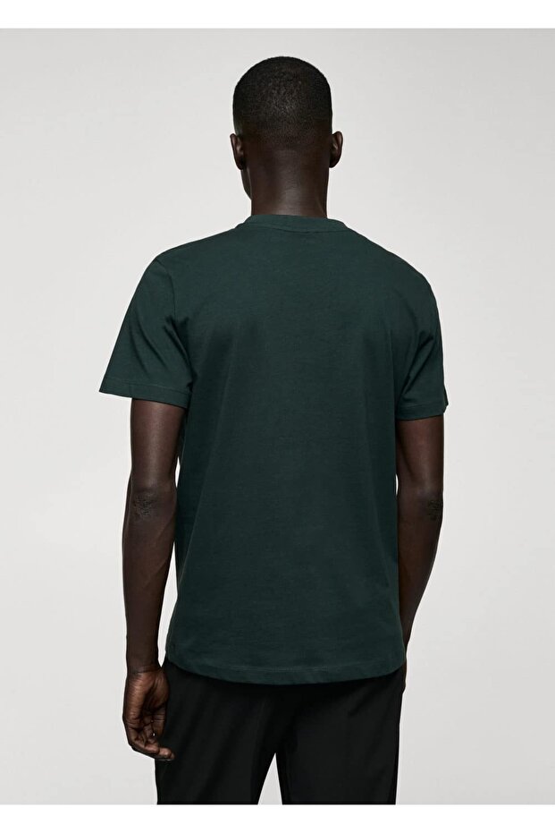 V yaka basic tişört - 4