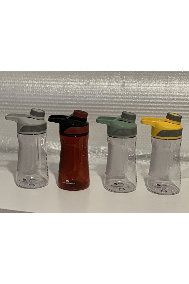 1Pc Transparent Sports School Office Water Bottle 530ml