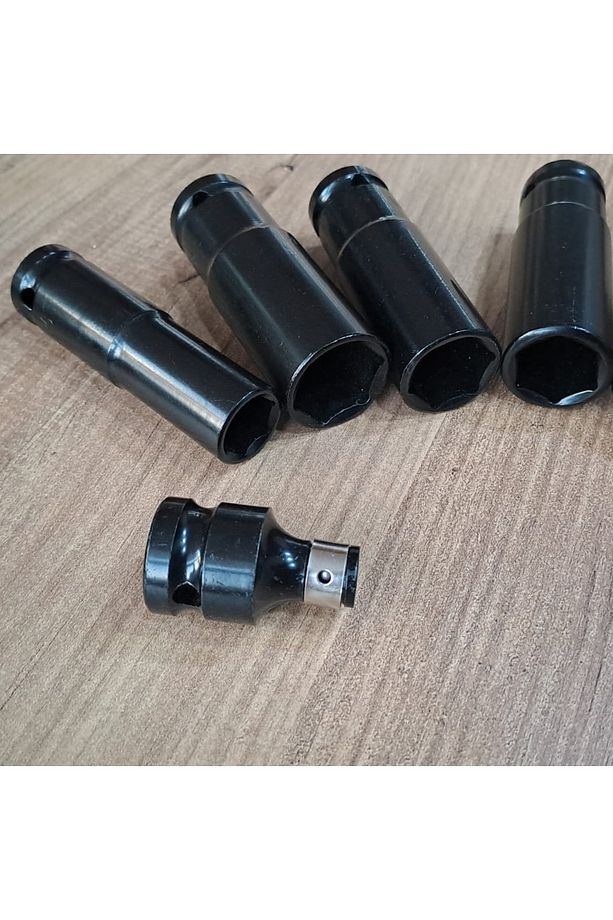 Somun Sökme Sıkma Torklu Makine Için 4lü Lokma Seti Mandren Ve Bits Adaptör 1/2 Bijon - 6
