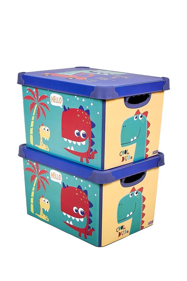 Style Box Dude Dekoratif Oyuncak Kutusu Seti - 17 Ve 20 L - 1