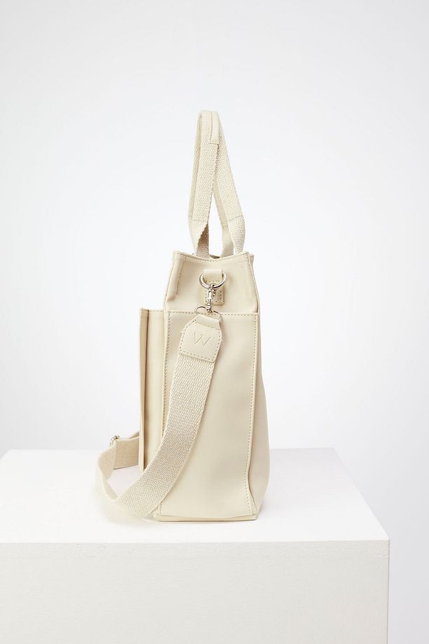 STD Deri Everyday Bag Bej Klasik - 5