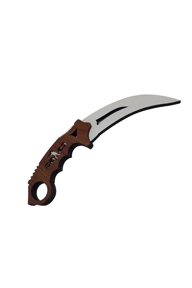 Süper 3'lü Set, Ahşap Kılıç + Balta + Karambit Seti - 3