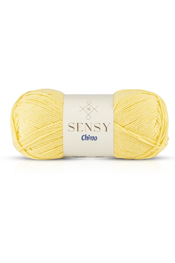 Chino El Örgü İpi Amigurumi İp Kazak Bluz Hırka Yelek İp Tunik İpi Sarı 100 Gr - 330 M - 1