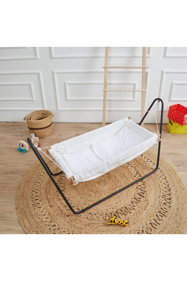 Ahşap Bebek Hamak Beşik - Portatif Hamak Beşik - 3