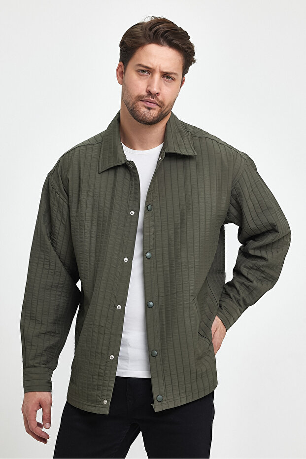 سترة مبطنة كبيرة الحجم - 6