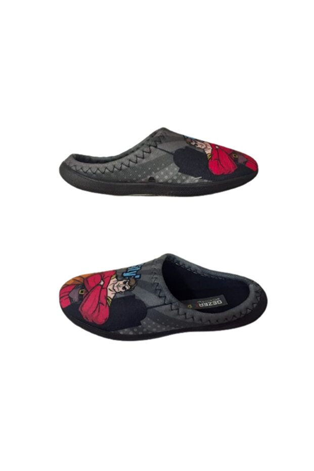 Boy's Smoked Night City Indoor Slippers