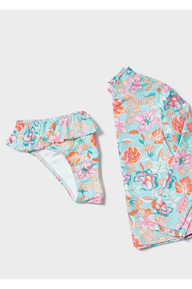 Çiçekli bikini altı - 5