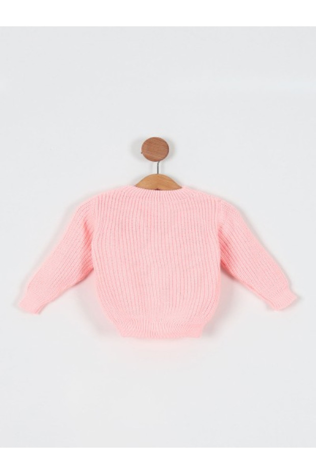 Unisex Baby Kids Crew Neck Extra Flexible Powder Knitwear Sweater