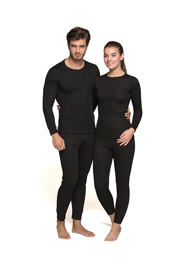 Hbtrend Tights Soft Inside Warm Black Women Men Unisex Underwear Tights