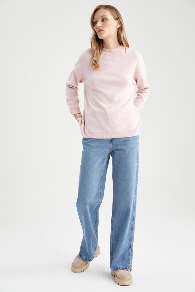 Regular Fit Half Turtleneck Tunic - 2