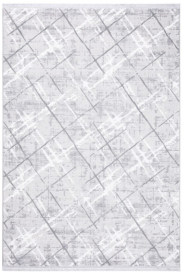 SİRİUS COLLECTION Gri Modern Saçaklı Yumuşak Dokuma Makine Halısı Salon Oturma Odası Mutfak Koridor - 4