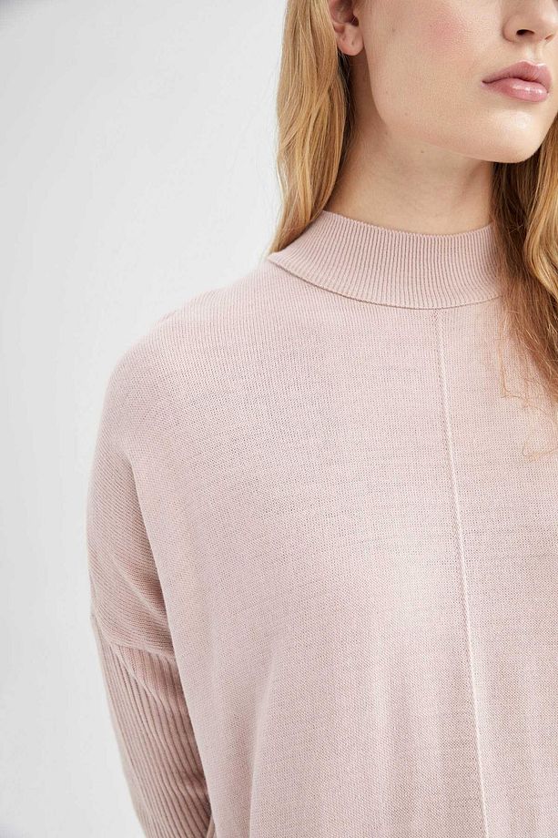 Regular Fit Yarım Balıkçı Yaka Tunik - 4