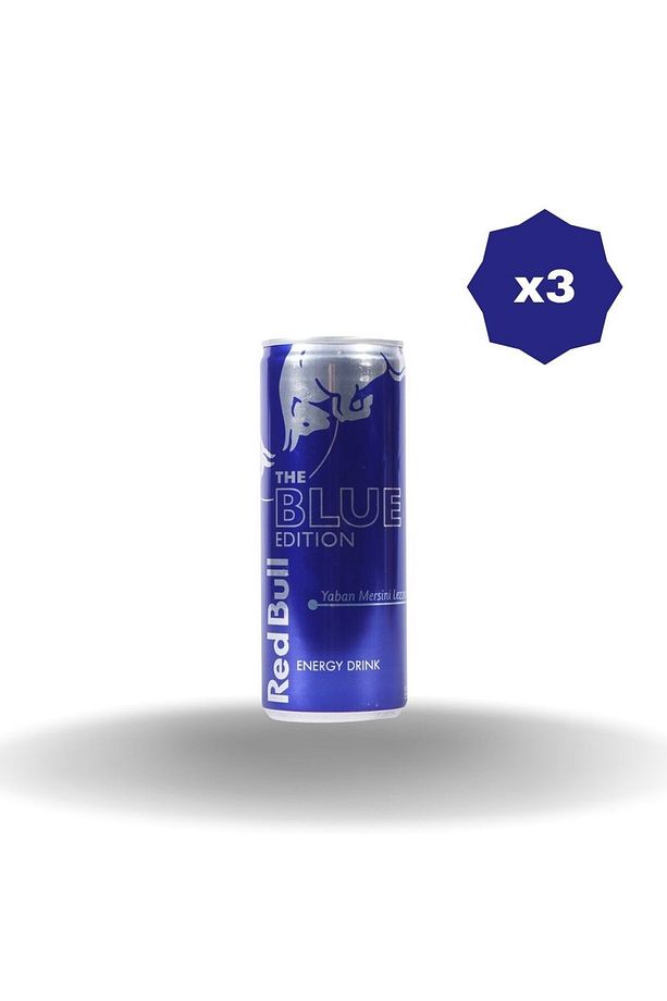 REDBULL ENERJİ İÇECEĞİ BLUE EDİTİON 250 ML X 3 ADET - 1