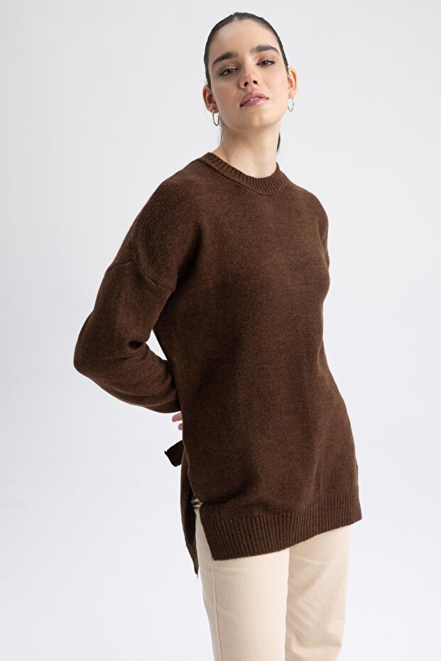 Relax Fit Crew Neck Tunic