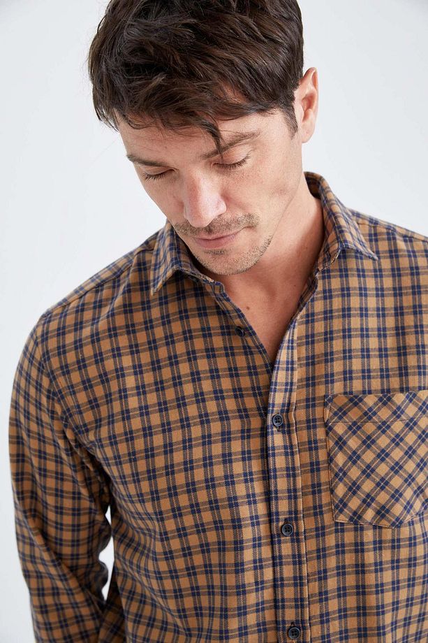 Regular Fit Flanel Uzun Kollu Gömlek Y4183az22wn - 7
