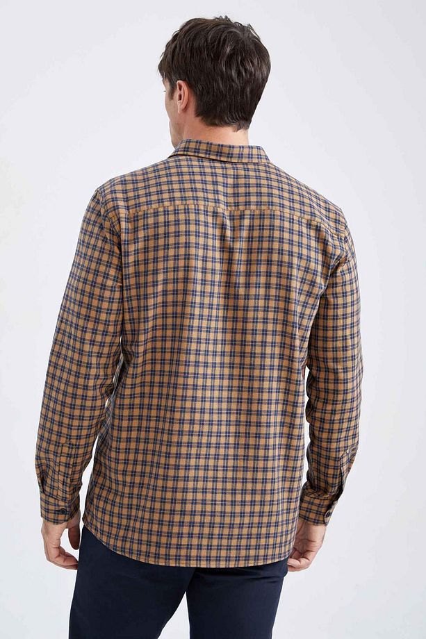 Regular Fit Flanel Uzun Kollu Gömlek Y4183az22wn - 8