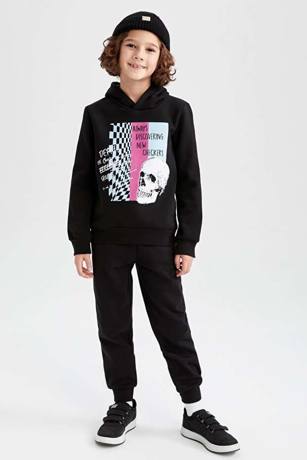 Printed Sweatshirt and Sweatpants for Boy - Y9137A622Cw Set of 2