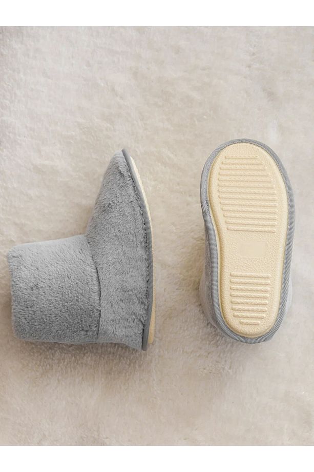 LCW STEPS Düz Pelüş Kadın Ev Botu - 2