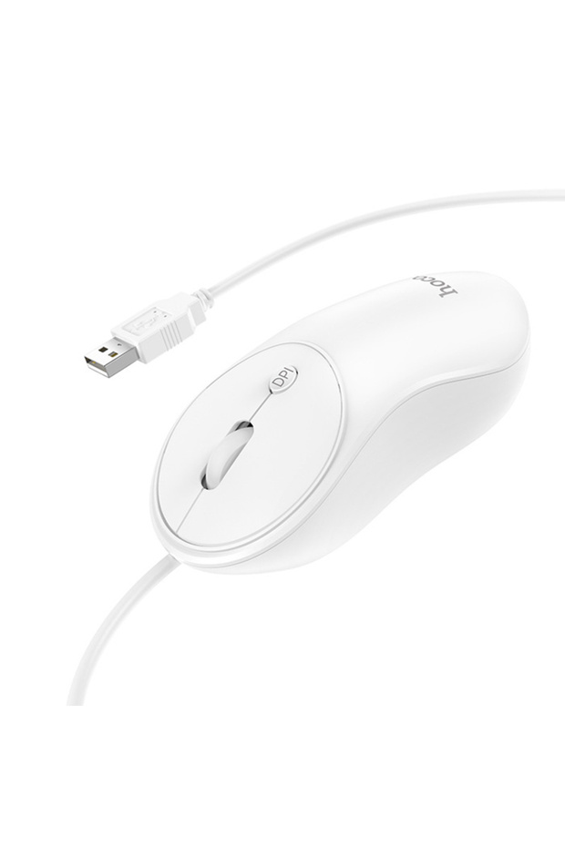 HC Series 1600DPI 4D Yüksek Hassasiyet Kablolu Optik Mouse, Ergonomik Ultra Sessiz Mouse - 5