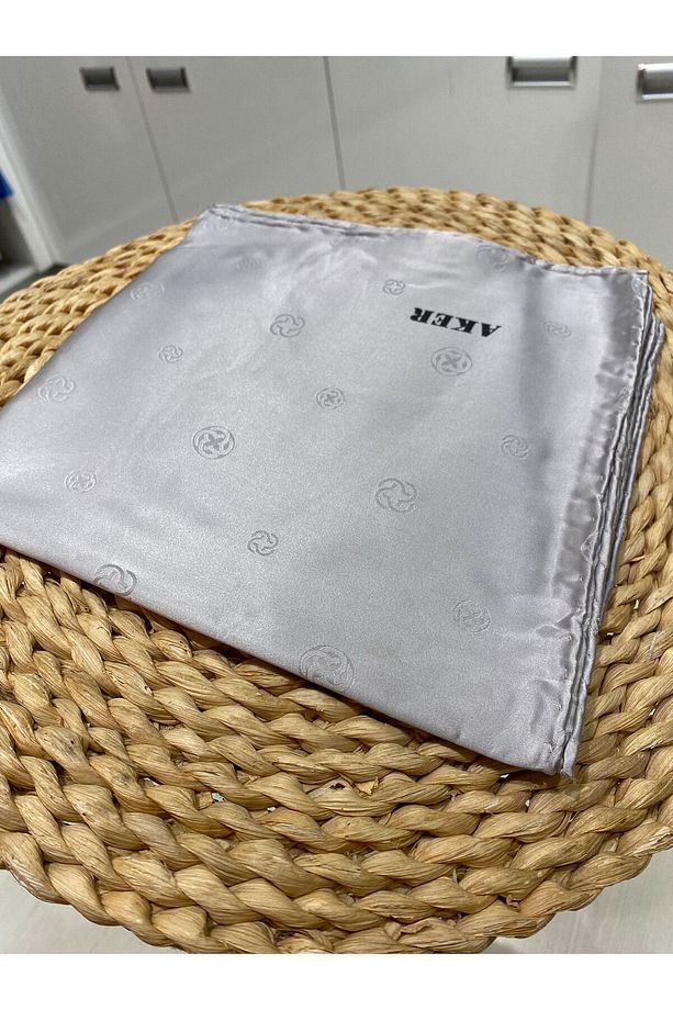 İpek Monogram Jakar Eşarp - 5