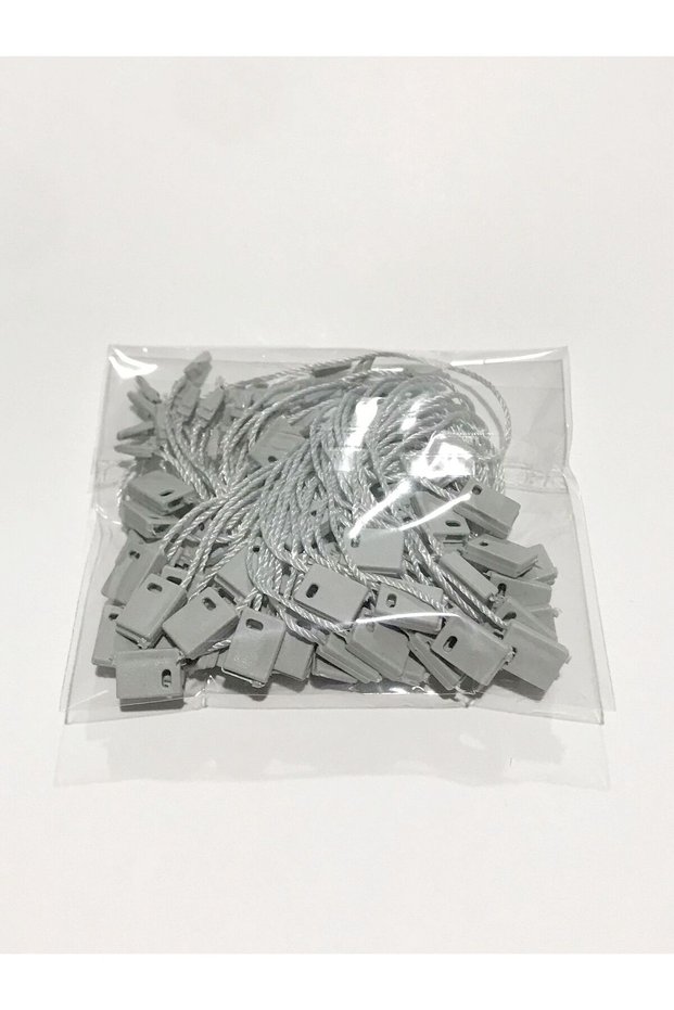 100 Pieces - Locked Thread - Product Thread - Locked Label Thread - Gray Color