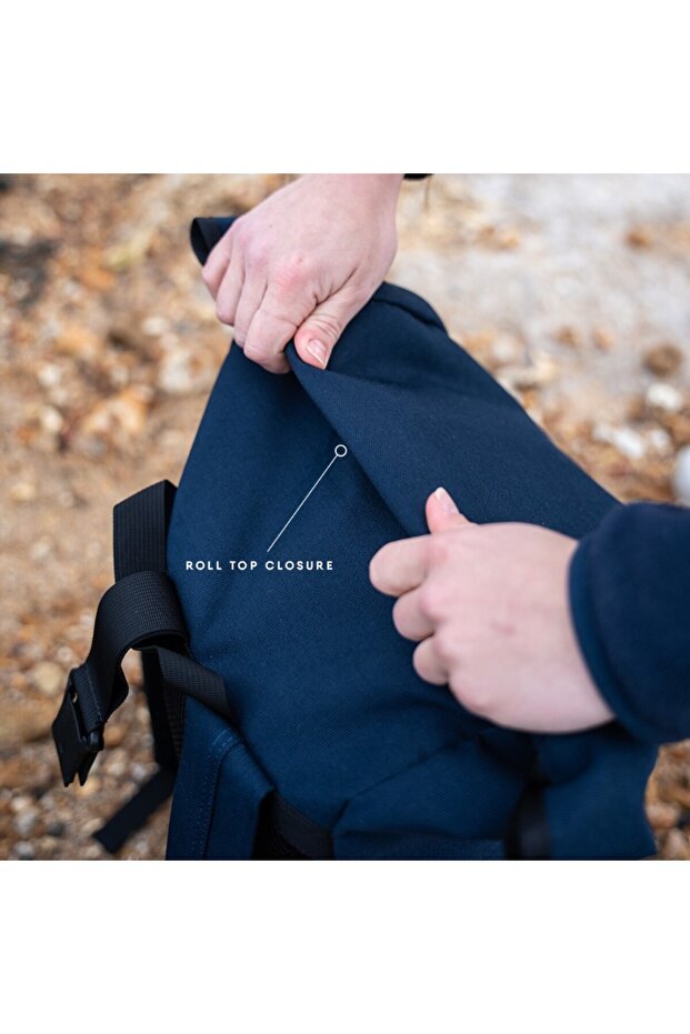 CANVAS ROLL TOP SIRT ÇANTASI - 4