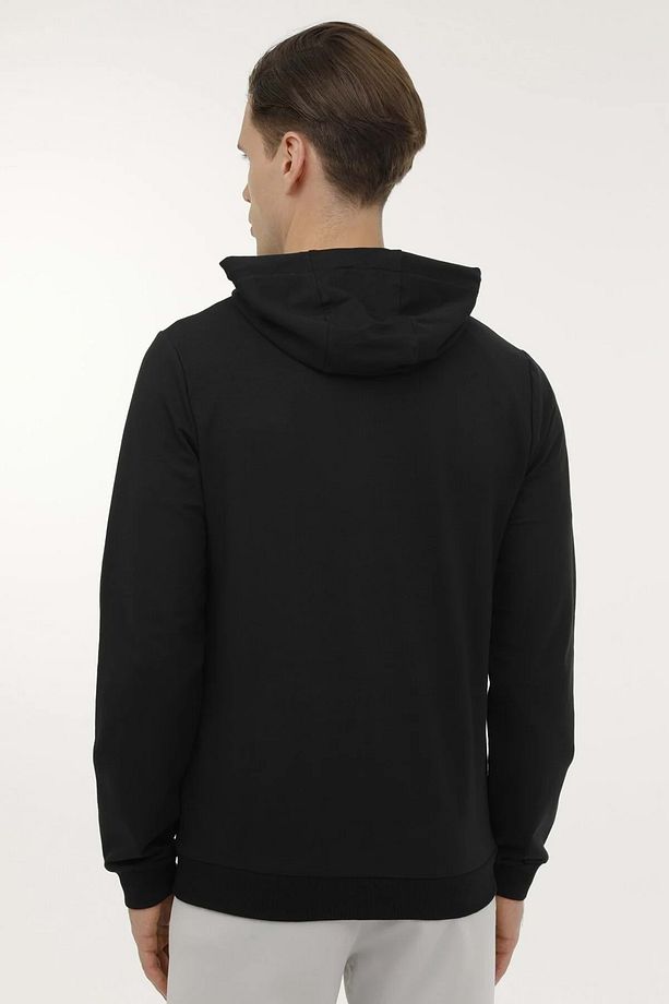 M-SN72 BASIC FZ HOD 3FX SWEAT - SİYAH - M - ST06868-SİYAH-M - 6