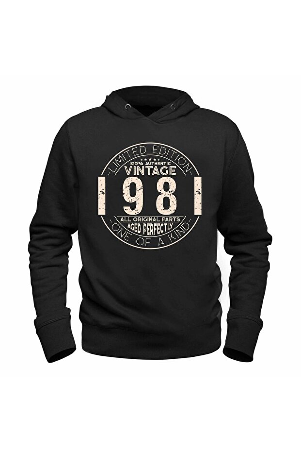 Vintage One of a Kind 1981 سويت شيرت أسود