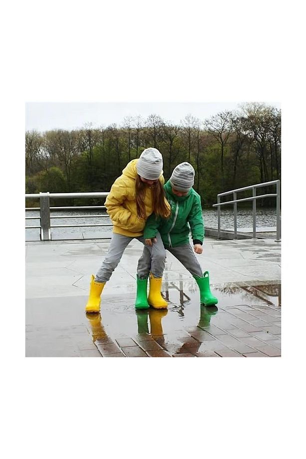 Handle It Rain Boot Çocuk Yağmur Botu 12803-3e8 Grass Green - 7