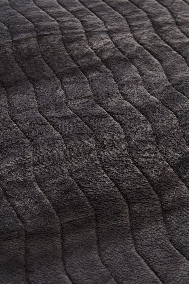 Hera Sof Çift Kişilik Yatak Örtüsü Grey - 5