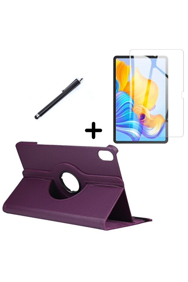 Honor Pad 8 12 Inch Compatible 360° Tablet Case with Rotatable Stand Screen Protector and Pen Set