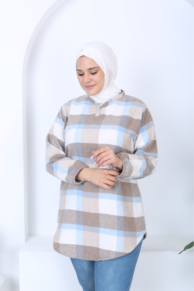 تونيك مريح بقصة حطام فضفاضة - 3