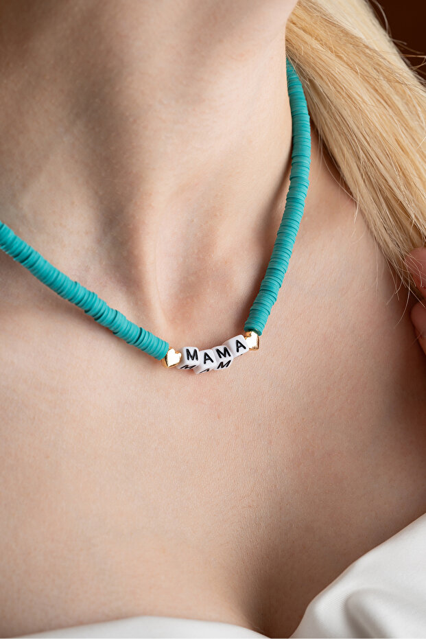 Fimo Mama Necklace - 8