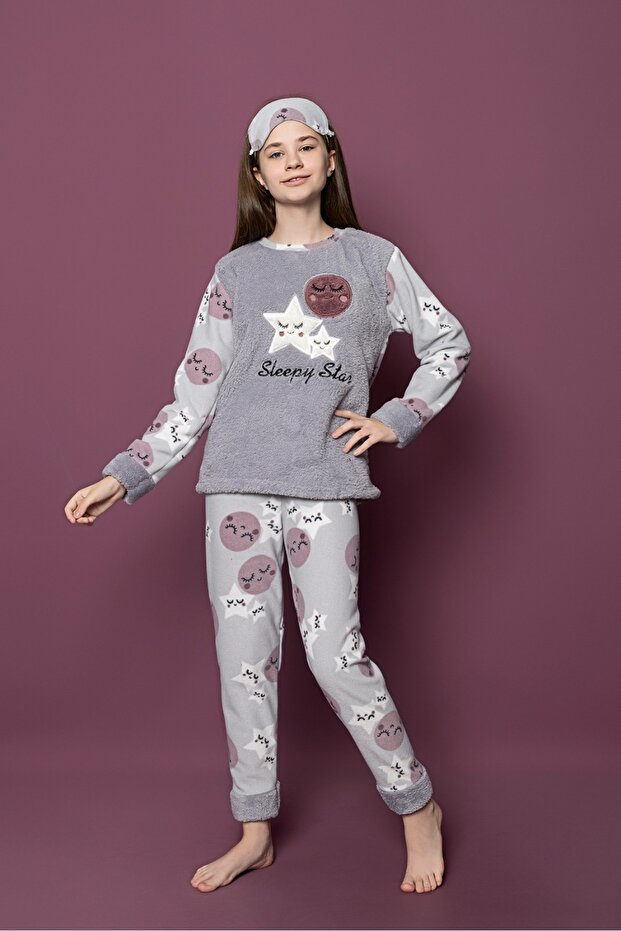 Çocuk Polar Pijama Takımı - 2