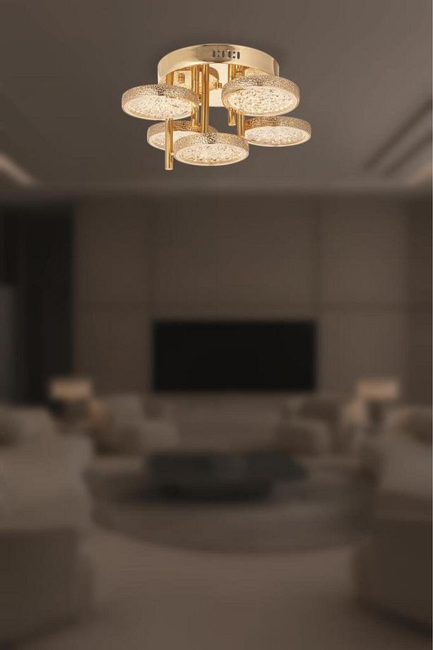 1207-5 GD 5 li Sarı Led Avize - 1