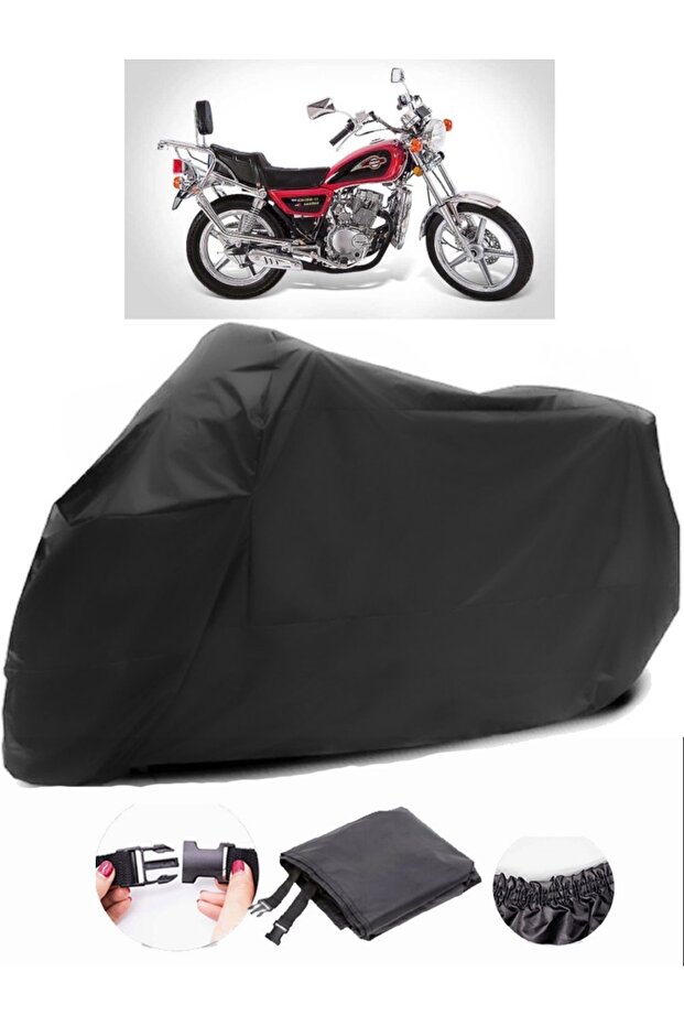 Comfort 180 Compatible Black Motorcycle Tarpaulin Waterproof Durable Fabric