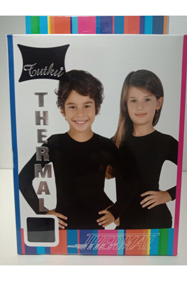 Kız Erkek çocuk termal tek üst fanila - 1
