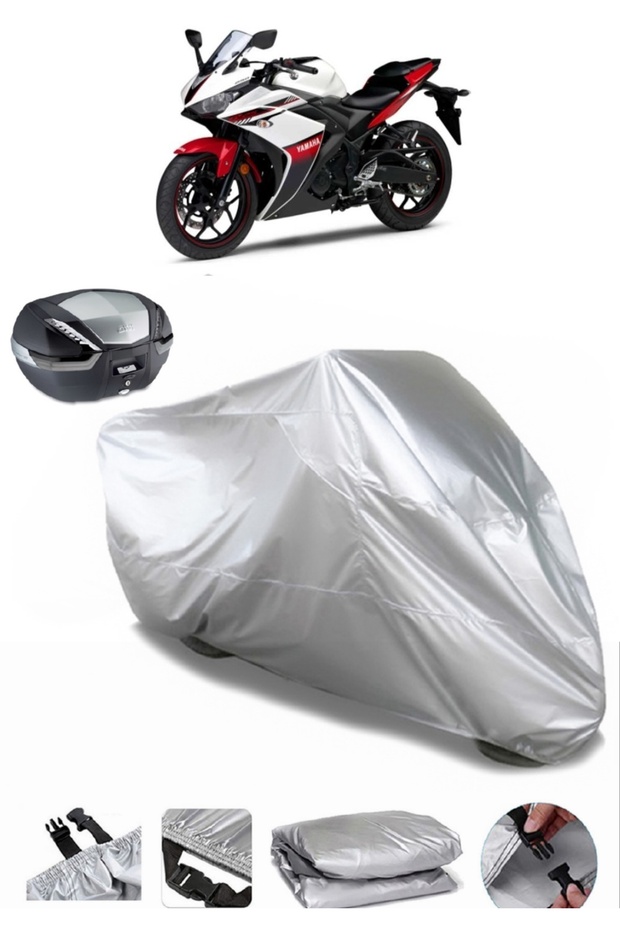 Yamaha YZF R25 Rear Bag Compatible Motorcycle Tarpaulin Luxury Quality Thick High Quality