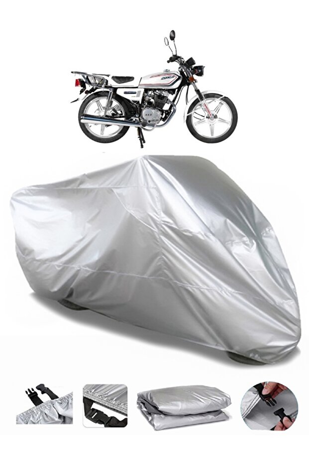 Arora AR 100-8 Compatible Classic Steel Motorcycle Tarpaulin Luxury Quality Thick High Quality