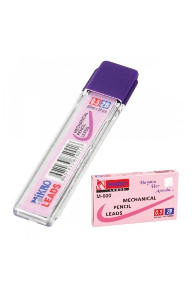 طرف قلم Micro M-600 0.5 2b 24 أنبوب حزمة 24 طرف صندوق