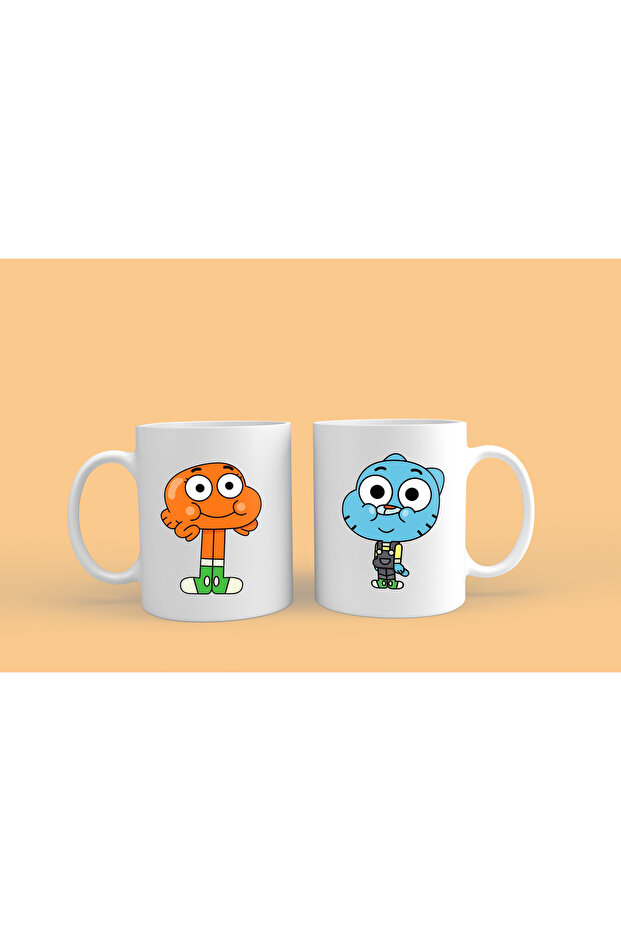 Gumball Darwin 2-Piece Printed Mug - 1