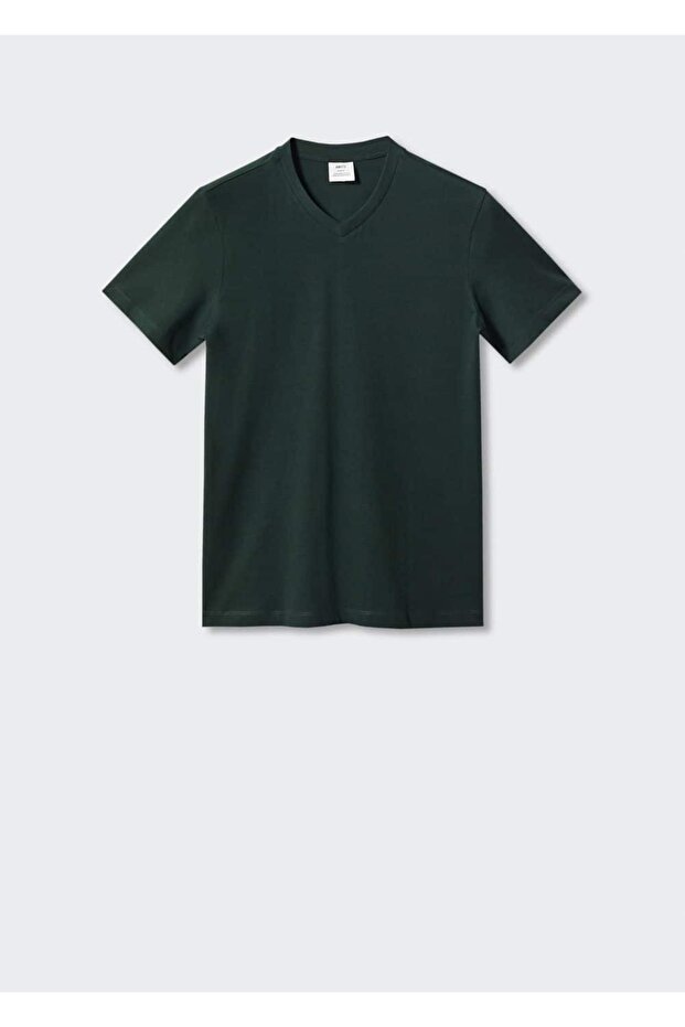 V yaka basic tişört - 3