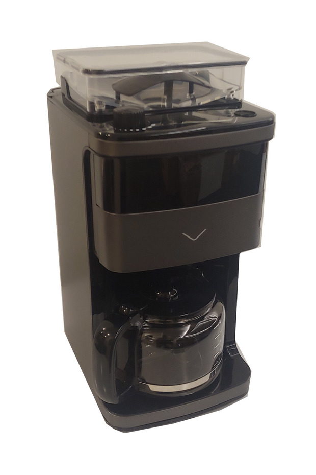Fresh Plus Dark Inox Filter Coffee Machine with Grinder
