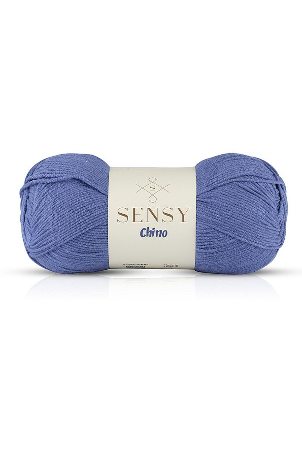 Chino El Örgü İpi Kazak Bluz İpi Yelek Hırka İpi Tunik İp Amigurumi İpi Kot Mavisi 100 Gr - 330 M - 1