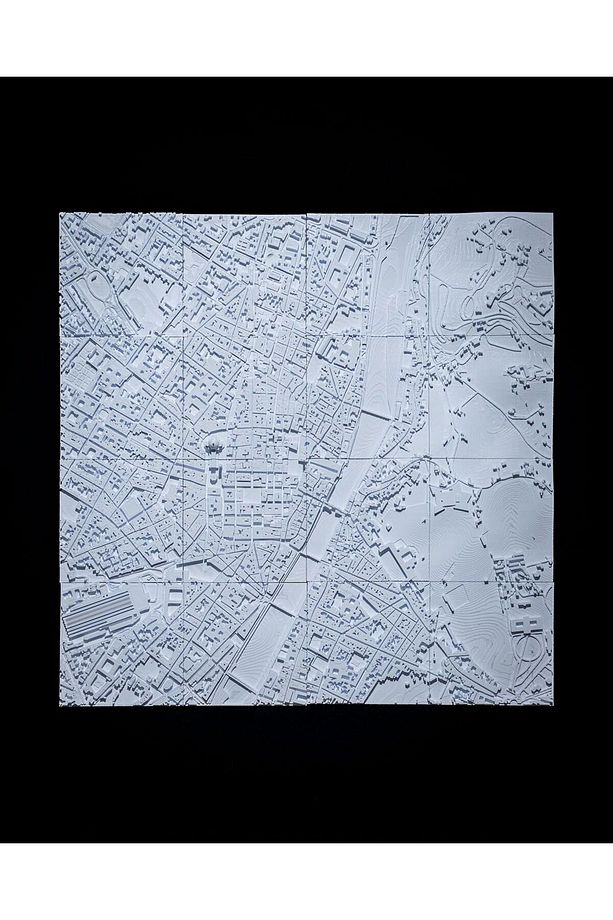 Florence Üç Boyutlu Şehir Silüeti Dekoratif Minimalist Duvar Tablosu Floransa Tablo 15CM - 1