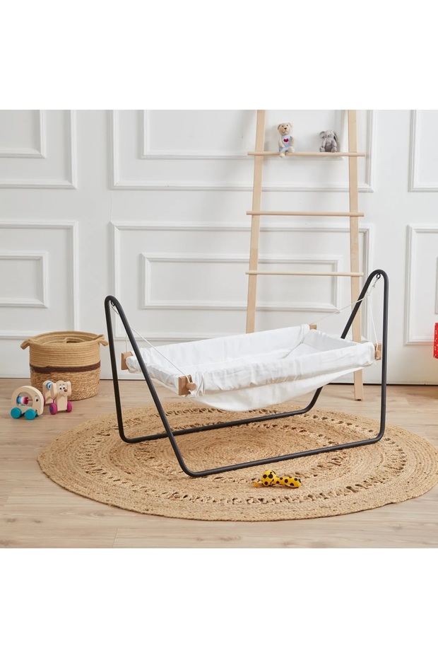 Ahşap Bebek Hamak Beşik - Portatif Hamak Beşik - 1